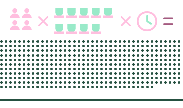 9-hole disc golf course capacity diagram