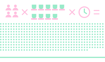 9-hole disc golf course capacity diagram